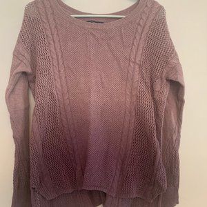 American Eagle Outfitters Purple Ombre Sweater